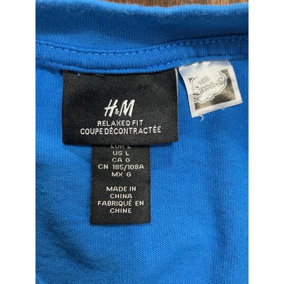 H&M Relaxed Fit Bart Simpson Bully Tshirt Men’s Size L - Picture 4 of 5